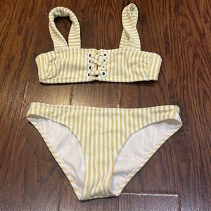 Striped bikini